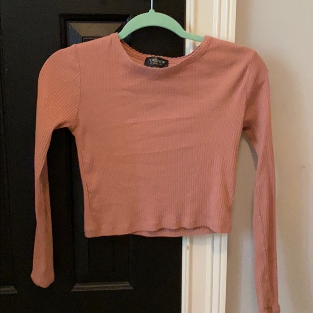 top shop long sleeve shirt